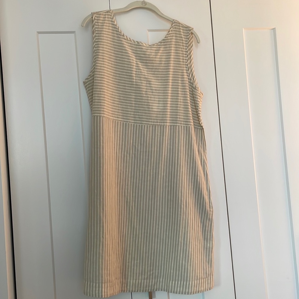 Eileen Fisher Striped Cotton Dress